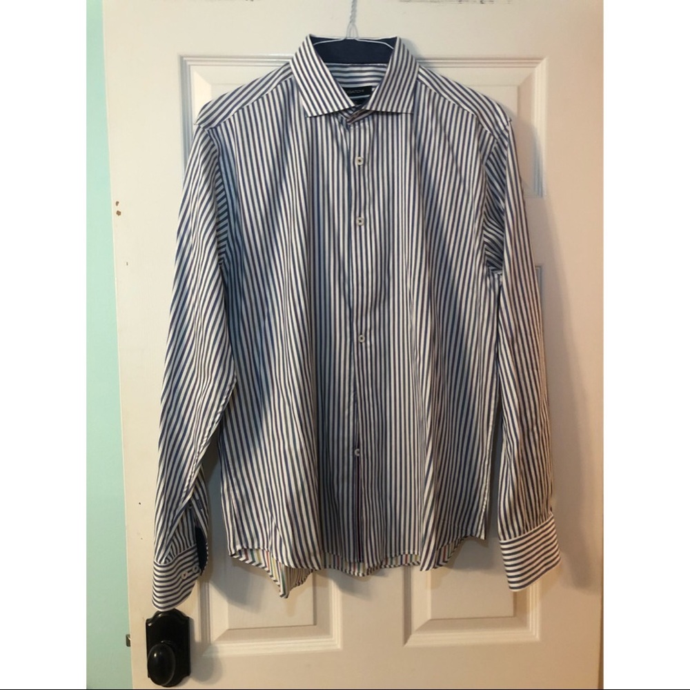 Striped Button Down Shirt